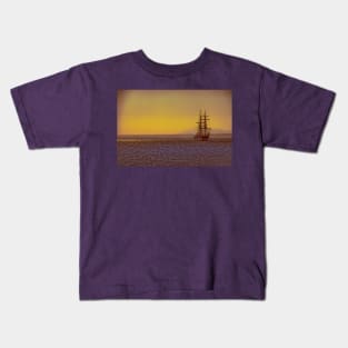 Egypt. Hurghada. Tall Ship at the Red Sea. Kids T-Shirt